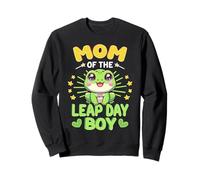 Mom of Leap Day Boy 29th Febbraio Compleanno Anno bisestile Felpa