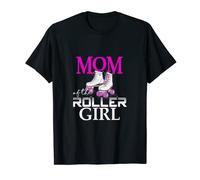 Mom of Roller Girl Roller Skating Birthday Matching Family Maglietta