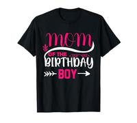 Mom Of The Birthday Boy Maglietta