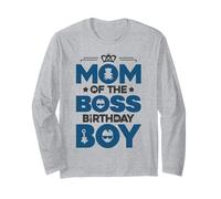 Mom of The Boss Compleanno Party Outfit Like A Boss Mommy Maglia a Manica