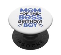 Mom Of The Boss Compleanno Party Outfit Like A Boss Mommy PopSockets PopGrip Adesivo