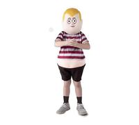 Mom Pantaloni Pugsley Addams. Maglietta Con Pancia E Maschera Costume Da Bambino