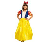 Mom Snow White Girl Costume Giallo 10-12 Years Bambini