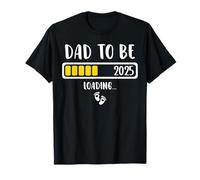 Mom To Be And Dad To Be New Parents Matching Tees - Uomo - Maglietta - T-Shirt - Nero - S - Manica con doppia cucitura - Promoted To Dad 2025