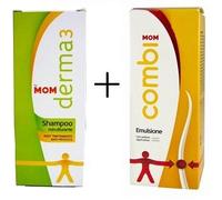 MOM trattamento pediculosi COMBI Emulsione con pettine + DERMA3 Shampoo ristrutturante