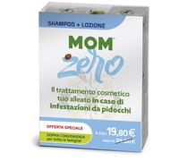 Mom zero bipack kit prevenzione composto da flacone shampoo 200 ml + flacone lozione spray 100 ml