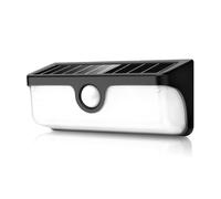 Moman Applique Solare Collegata, Luce LED con Sensore di Movimento Attivato Sincronizzato, Lampada Solare da Esterno Impermeabile IP65 per Balcone, Giardini e Garage