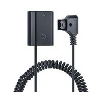 Moman Cavo NP FZ100 Dummy Batteria a D-Tap Cable Adattatore di Alimentazione Estensibile, per Fotocamera Sony A7III A7RIII A7R4 A7MIII A7M4 A9 A9S A6600