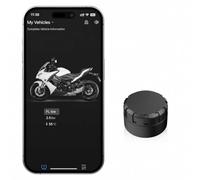 MOMAN Motorrad TPMS Reifendruckkontrollsystem Bluetooth Sensoren 1 Stück | Motorrad Reifendrucksensor, Bluetooth App Überwachung, Temperaturalarm, Echtzeitmessung, für Fahrer und Touren