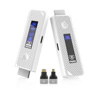 Moman Trasmettitore HDMI Wireless 4K Decoding Extender HDMI Senza Fili 196FT Trasmettitore e Ricevitore Adapter 2.4G/5G 2 Modes Per Laptop/PC/Camera (TX) and TV/Monitor/Projector (RX)