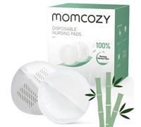 Momcozy Assorbenti monouso in fibra di bambù, materiali 100% naturali e biodegradabili al 100%, contatto con la pelle solo con la maggior parte dei materiali naturali, per pelli sensibili,