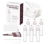 Momcozy Collettori Colostro Silicone Riutilizzabili 5 ML 6 Pezzi | Design in Silicone Senza BPA da 5 ML per Raccogliere e Alimentare, Ideale per le Prime Gocce di Colostro