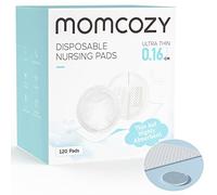 Momcozy Coppette assorbilatte monouso ultra sottili, super assorbenti e traspiranti, rendono il seno leggero e non appesantito, forma 3D per la migliore vestibilità, confezionate singolarmente (120