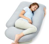 momcozy Cuscino Gravidanza con Rivestimento Rinfrescante