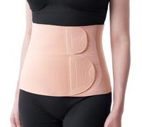 momcozy Ergowrap fascia post parto, fascia addominale post operatoria cesareo, guaina a compressione 3D e supporto per la schiena, pancera senza cuciture per uso quotidiano e sport