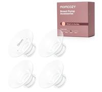 Momcozy Inserti per Flangia da 19 mm, in Silicone, Compatibili con Tiralatte Momcozy M5 Smart/M6/M9, Confezione da 4, per Ridurre 24 mm a 19 mm