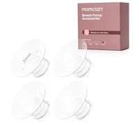 Momcozy Inserti per Flangia da 21 mm, in Silicone, Compatibili con Tiralatte Momcozy M5 Smart/M6/M9, Confezione da 4, per Ridurre 24 mm a 21 mm