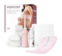 Momcozy Kit essenziale per il recupero post-parto, kit per la cura della mamma, kit per la cura della mamma, biancheria intima usa e getta autoassorbente per capezzoli, coppette per allattamento