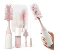 MOMCOZY LS002 PUSH-PRESS DESIGN BOTTLE BRUSH KIT PINK