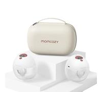 Momcozy M5 Smart Wearable Breast Pump - Tiralatte a coppa | Controllo tramite app, senza fili, doppio, colore grigio