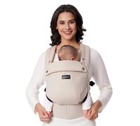 Momcozy Marsupio Neonato Ergonomico e Confortevole, Leggero e Facile da Indossare, 3,2-20 kg(3-24 mesi), Ideale per Genitori a Mani Libere,Cachi