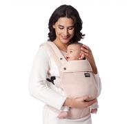 Momcozy Marsupio Traspirante in Rete, Ergonomico e Leggero, per 3,2 a 20kg con Supporto Lombare Rinforzato, Comfort per Tutto il Giorno per Genitori a Mani Libere, Air Mesh-Rosa