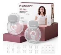 Momcozy S9 Pro Tiralatte Indossabile Aggiornato, Elettrico a Mani Libere con Display a LED, Portatile con 2 Modalità e 9 Livelli - 24mm