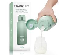 Momcozy Scaldabiberon Portatile, Riscaldamento Rapido e Lunga Durata della Batteria, 2 Modalità per Latte Materno e Acqua, Grande Capacità di 500ml per Tutto il Giorno