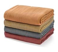 Momcozy Musselin Swaddle Blanket, 4er Pack, einfarbig