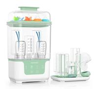 Momcozy Sterilizzatore Biberon e Asciugatrice 4-in-1 Compatto a Vapore