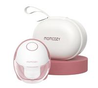 Momcozy Tiralatte a Mani libere Mobile Style | M6, Ritmo Ideale per Più Latte, Flangia DoubleFit, più Aderente e Discreto con 3 Modalità e 9 Livelli, 24mm (1, Rosso)