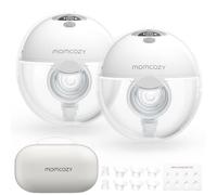 Momcozy Tiralatte ElettricMomcozy Tiralatte Elettrico Indossabile, M5 Tiralatte con 3 Modalità e 9 Livelli, 24mm, 2 Pezzi Grigioo Indossabile, M5 tiralatte, 2 Pezzi Grigio