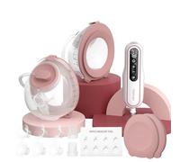 Momcozy Tiralatte Elettrico V2 Pro Ultra-Leggero e Portatile: Design a Mani Libere con Flangia DoubleFit Integrata | 3 Modalità, 9 Livelli | Silenzioso e Anti-Perdite | Misure 17/19/21/24mm