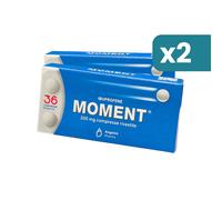Moment 200mg analgesico e antinfiammatorio bipacco 2x36 compresse