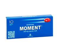 Moment 200mg Ibuprofene Antidolorifico, 10 Capsule Molli