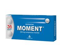 Moment 200mg Ibuprofene Antidolorifico, 36 Compresse Rivestite