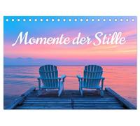 Momente der Stille (Tischkalender 2026 DIN A5 quer), CALVENDO Monatskalender: Zwölf Monate, zwei Stühle, unendliche Gelassenheit.