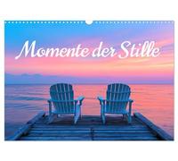 Momente der Stille (Wandkalender 2026 DIN A3 quer), CALVENDO Monatskalender: Zwölf Monate, zwei Stühle, unendliche Gelassenheit.