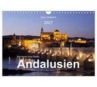 Momente einer Reise - Andalusien (Wandkalender 2027 DIN A4 quer), CALVENDO Monat