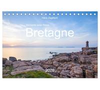 Momente einer Reise - Bretagne (Tischkalender 2026 DIN A5 quer), CALVENDO Monatskalender: Eine Region voller Kontraste