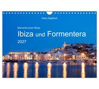 Momente einer Reise - Ibiza und Formentera (Wandkalender 2027 DIN A4 quer), CALV
