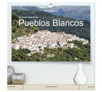 Momente einer Reise - Pueblos Blancos (hochwertiger Premium Wandkalender 2027 DIN A2 quer), Kunstdruck in Hochglanz: Andalusiens bezaubernde, weiße Dörfer