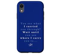 Momenti del Mar Rosso Vedi cosa ti ho portato attraverso l"esodo 14 Custodia per iPhone XR