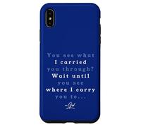 Momenti del Mar Rosso Vedi cosa ti ho portato attraverso l"esodo 14 Custodia per iPhone XS Max