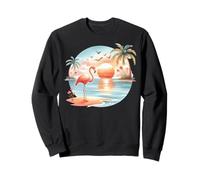 Momenti tranquilli di Flamingo Sunset Paradise Felpa