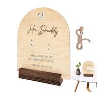 Momento del test di gravidanza in legno,annuncio di gravidanza | Idee per l'annuncio di una per un bambino,Annuncio di gravidanza creativo per il papà, idee per l'annuncio del bambino