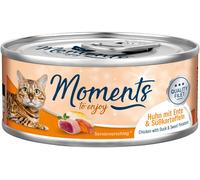 MOMENTS Cat Lattina Multipack 12x70G POLLO CON ANATRA E PATATE DOLCI