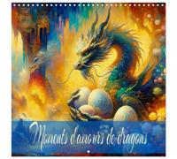 Moments d'amours de dragons (Calendrier mural carré 2027 30x30 cm) Calendrier do