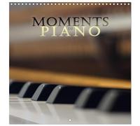 Moments de Piano (Calendrier mural carré 2026 30 x 60 cm (ouvert)) Calendrier double avec une page pour vos prises de notes