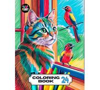Moments of Calmness with My Cat: A Simple and Relaxing Coloring Book for Cat Lovers